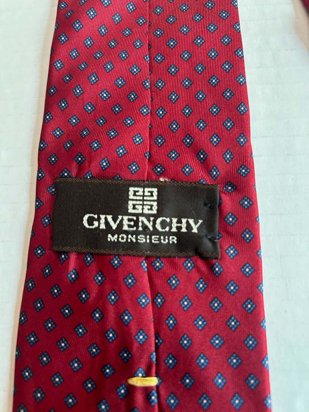 Givenchy Vintage Geometric Tie